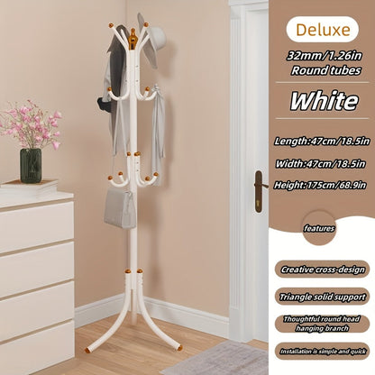 Coat Rack shown in the White option