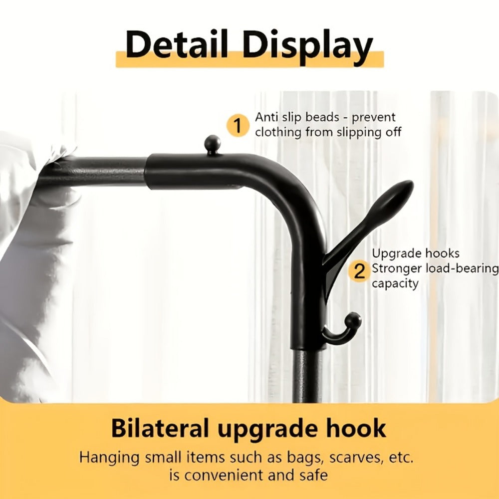 Freestanding Heavy-Duty Garment Rack with Large-Capacity Storage for Bedroom detail image - detail view 7