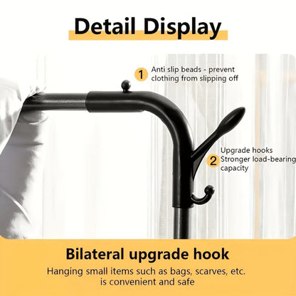 Freestanding Heavy-Duty Garment Rack with Large-Capacity Storage for Bedroom detail image - detail view 7