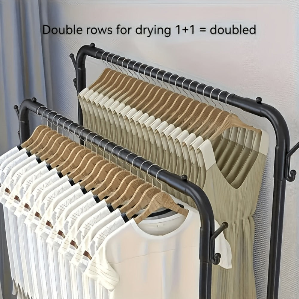 Freestanding Heavy-Duty Garment Rack with Large-Capacity Storage for Bedroom detail image - detail view 9