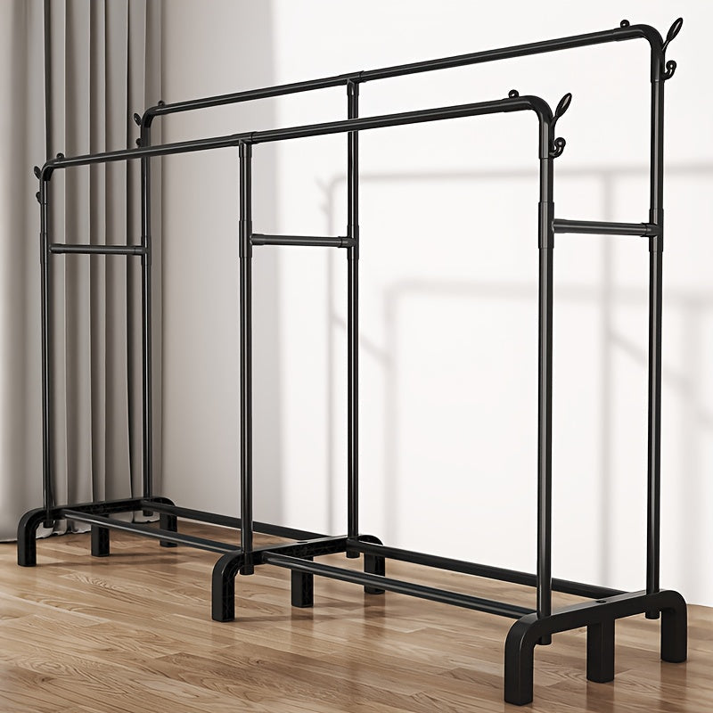 Garment Rack shown in the Double-row large-capacity upgrade and reinforcement option
