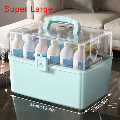 Medicine Chest shown in the Uyi-Light Blue-Size XL option