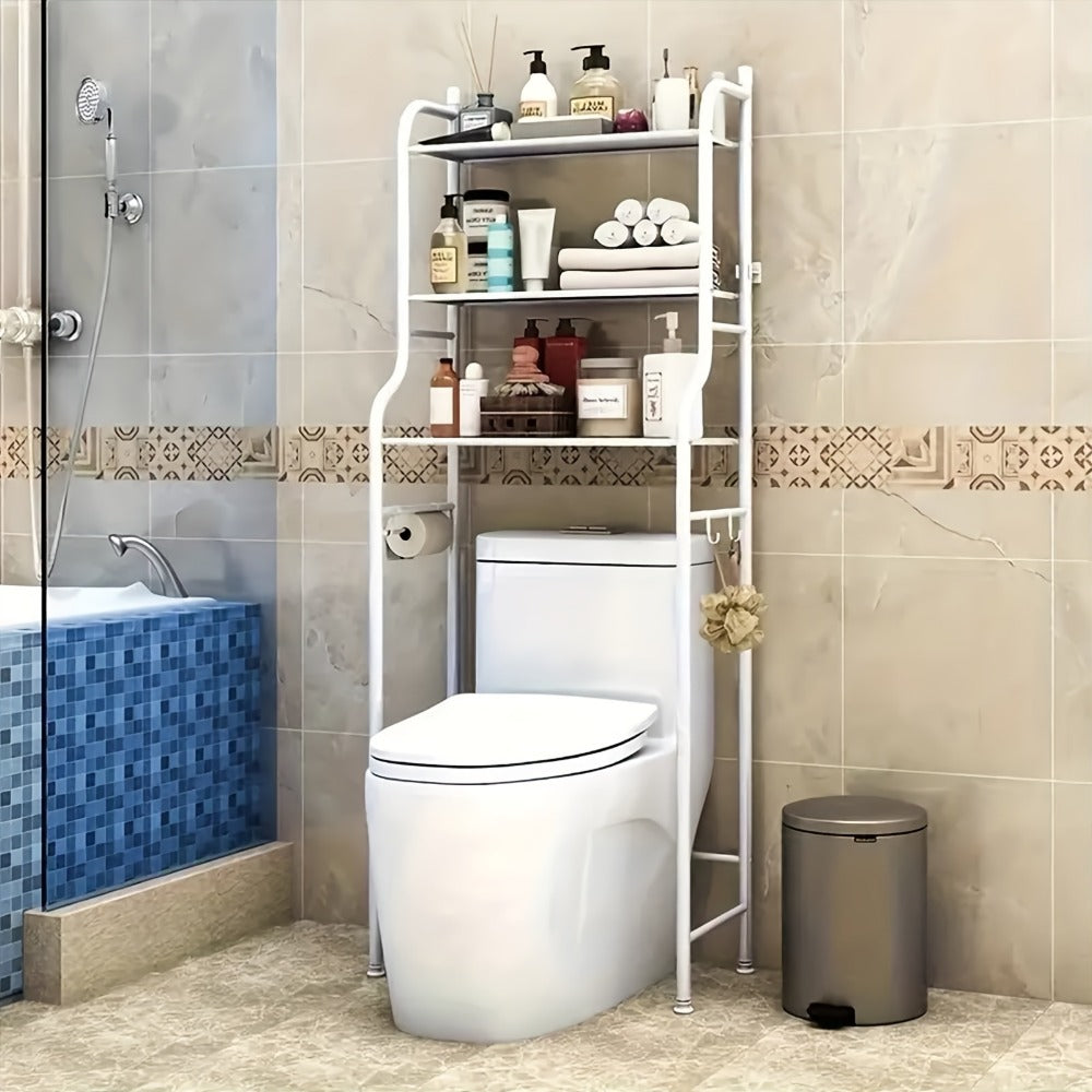 Freestanding Metal Bathroom Storage Rack for Organized Everyday Storage detail image - detail view 14