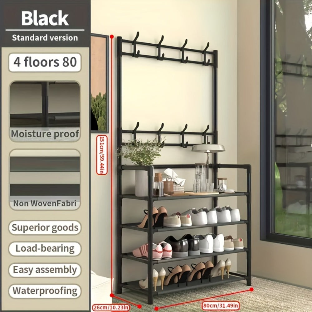 Freestanding Metal Bathroom Storage Rack for Organized Everyday Storage detail image - detail view 7