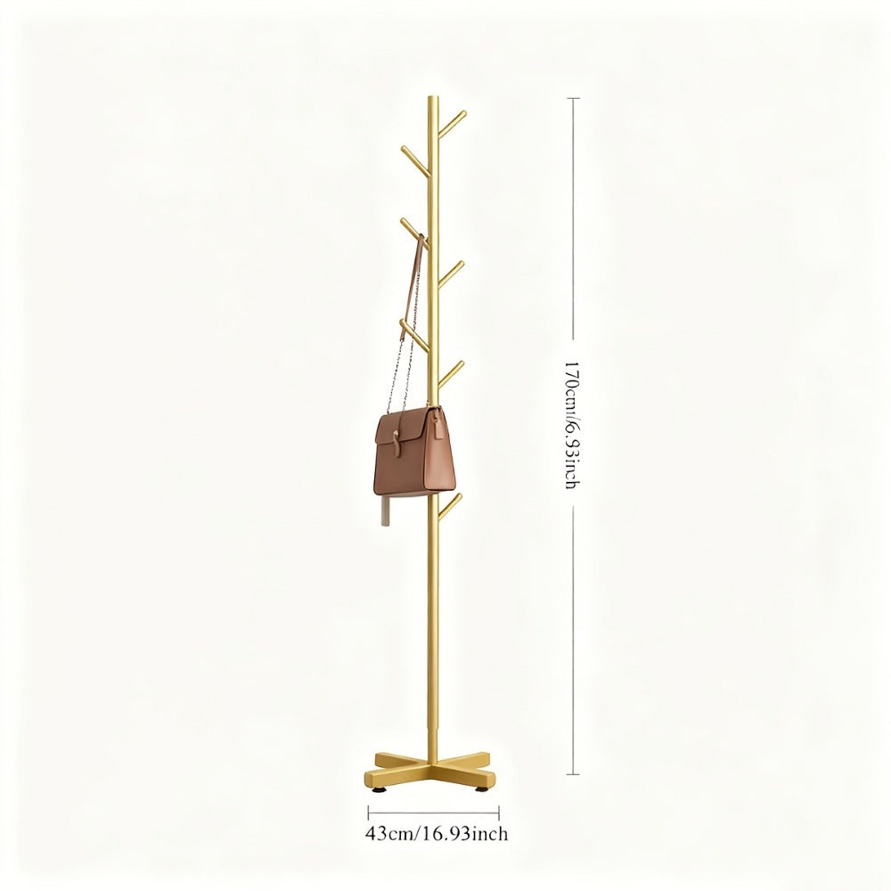 Freestanding Metal Coat Stand for Practical Everyday Home Use in Entryway detail image - detail view 3