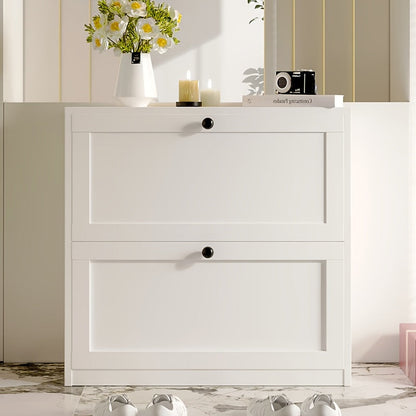 Shoe Cabinet shown in the White/2 Doors option
