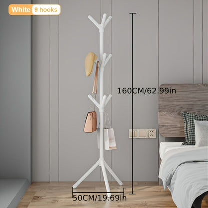 Freestanding Space-Saving Coat Rack for Entryway and Living Room detail image - detail view 5