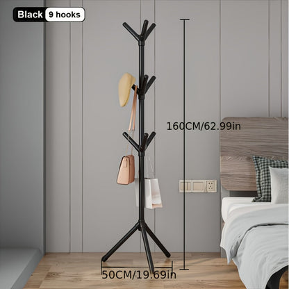 Freestanding Space-Saving Coat Rack for Entryway and Living Room detail image - detail view 9