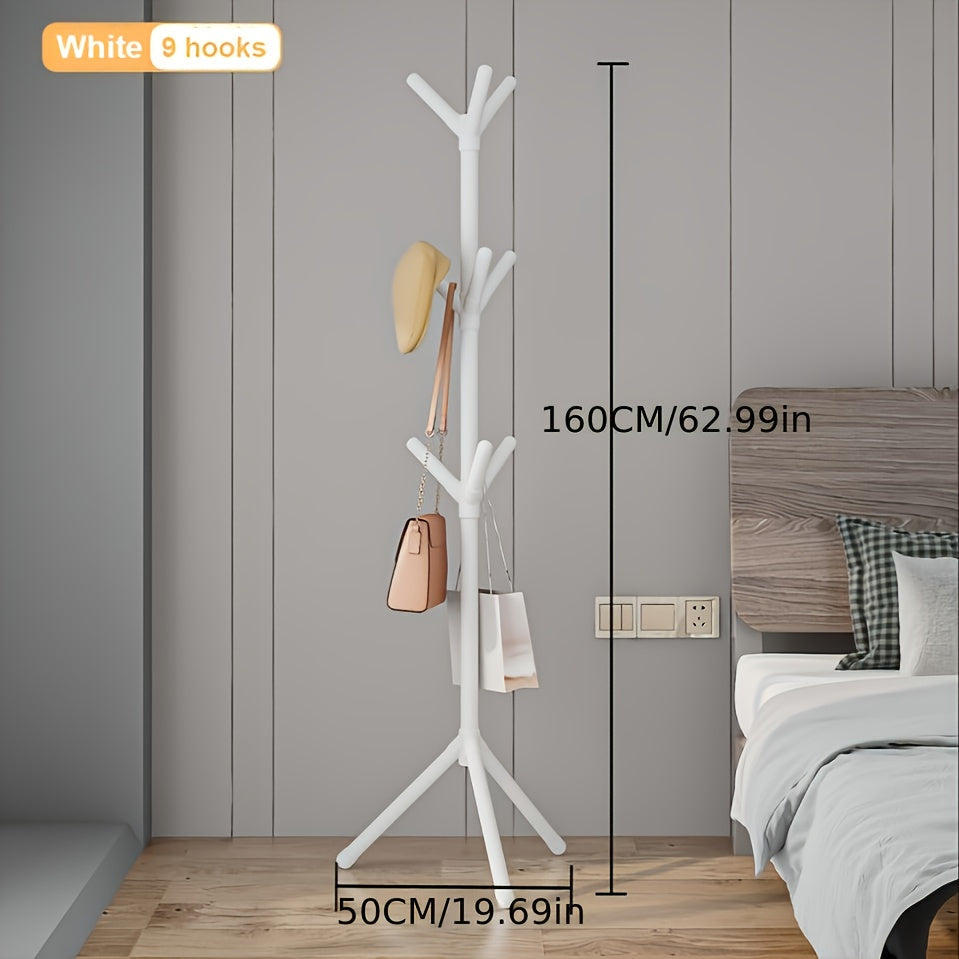 Coat Rack shown in the White option