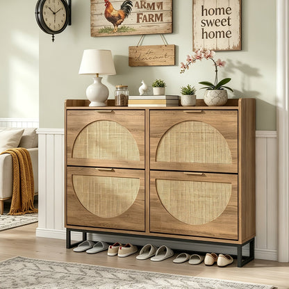 Shoe Cabinet shown in the Yellow option