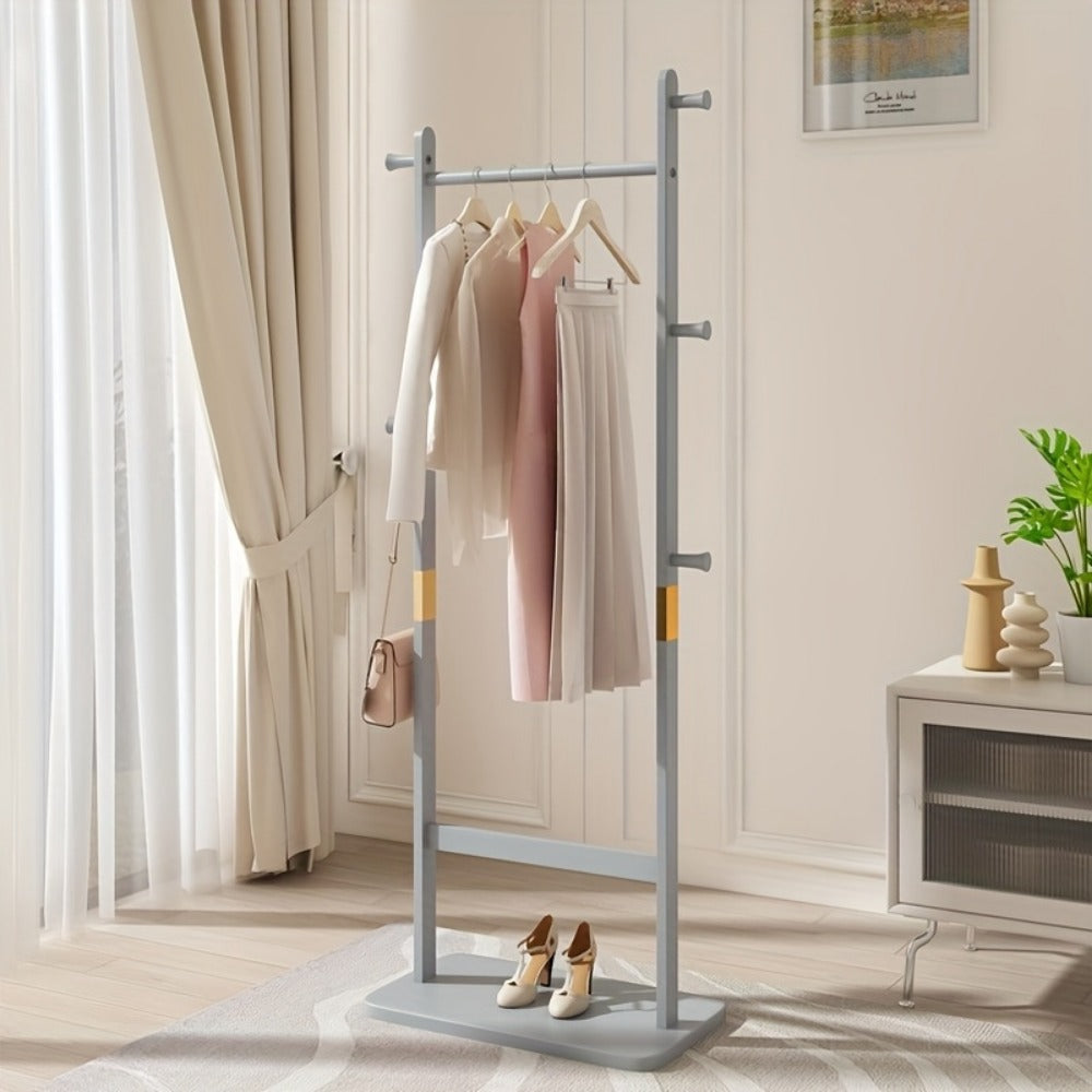 Freestanding Wood Coat Rack, Coat and Hat Organizer for Entryway detail image - detail view 7