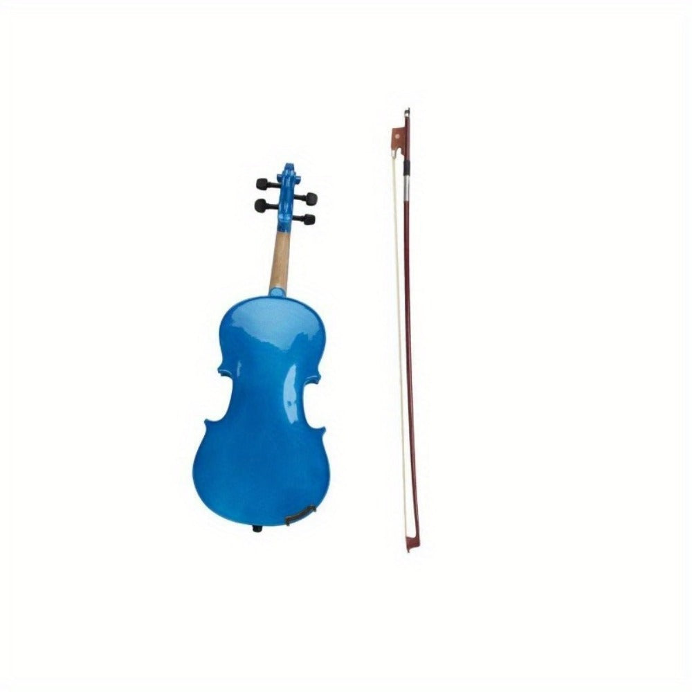 Full Size Violin, white violin, Full Size, Basswood, Beginners, Case for Lessons detail image - detail view 10