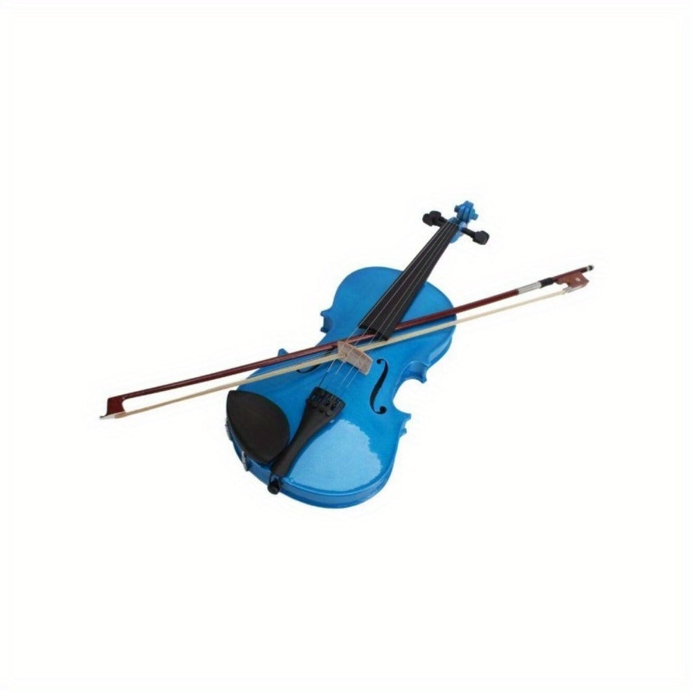 Full Size Violin, white violin, Full Size, Basswood, Beginners, Case for Lessons detail image - detail view 6