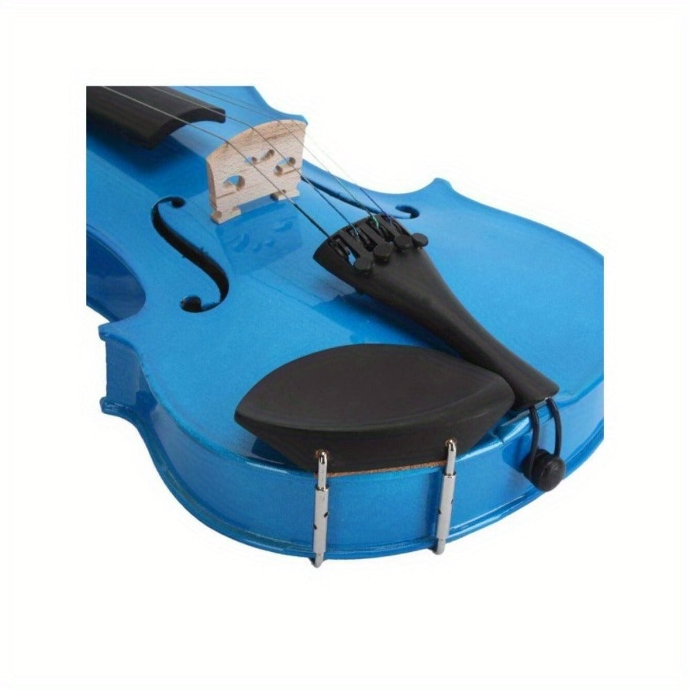 Full Size Violin, white violin, Full Size, Basswood, Beginners, Case for Lessons detail image - detail view 8