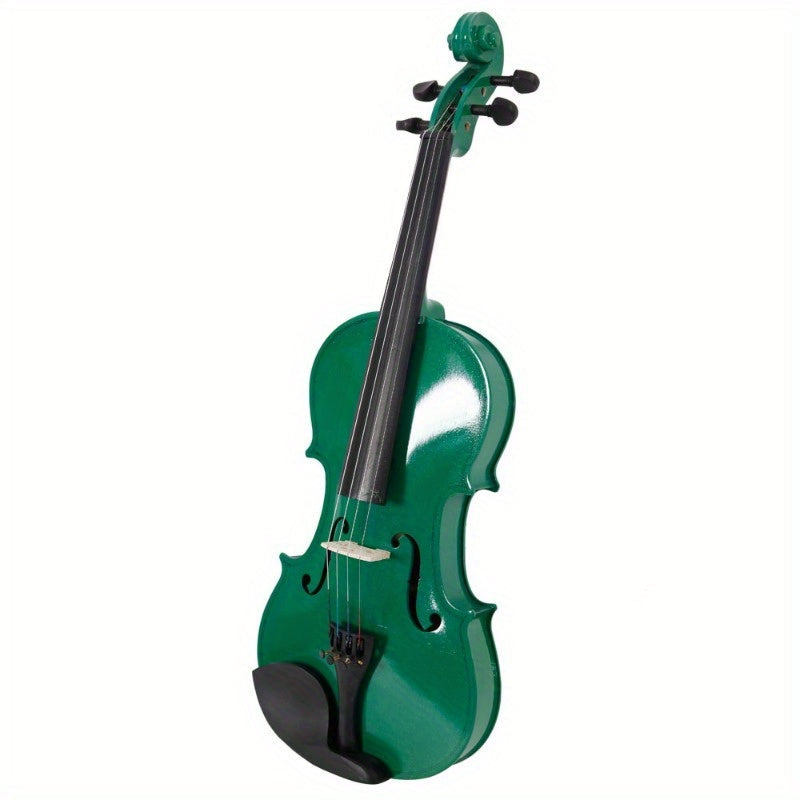 Full Size Violin shown in the Green, 4/4 option