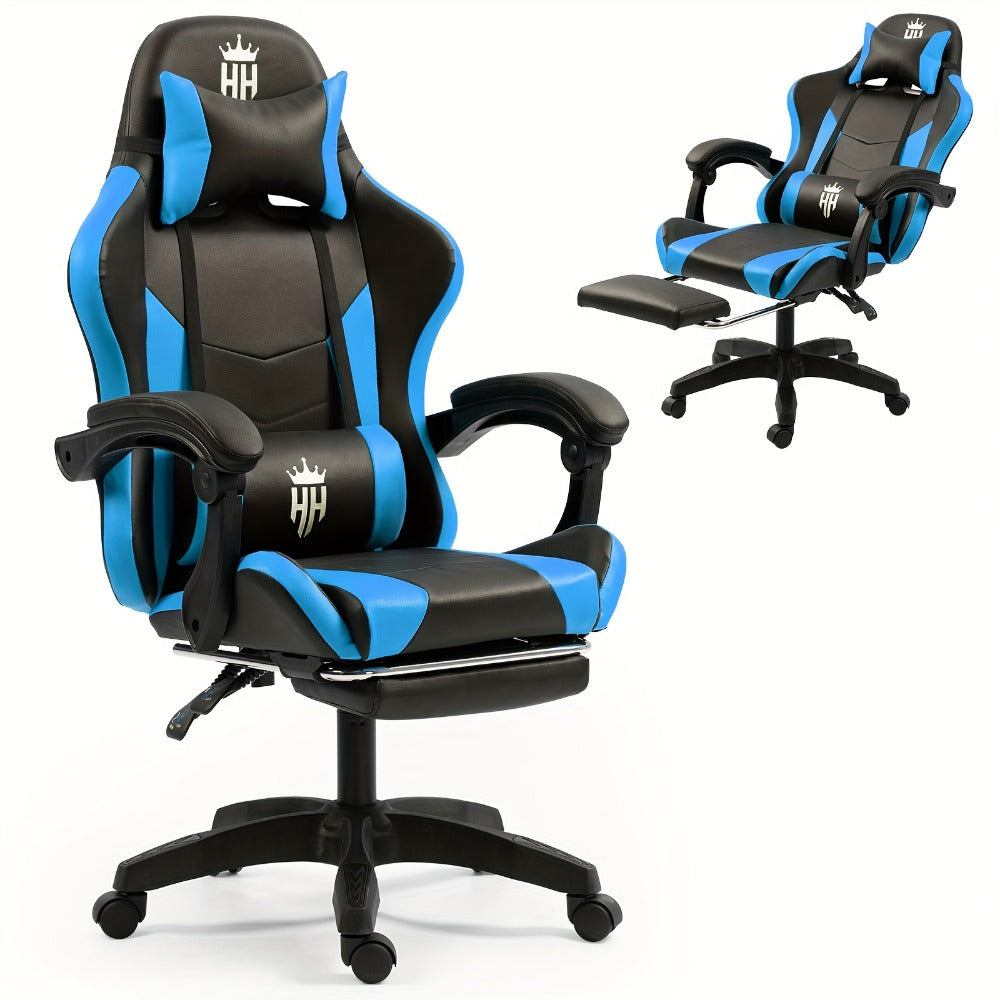 Gaming Chair with Footrest and Lumbar Support for Home Office detail image - detail view 8