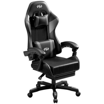 Gaming Chair shown in the Black Gray (Upgraded Version) option