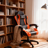 No Footrest, Black and Orange