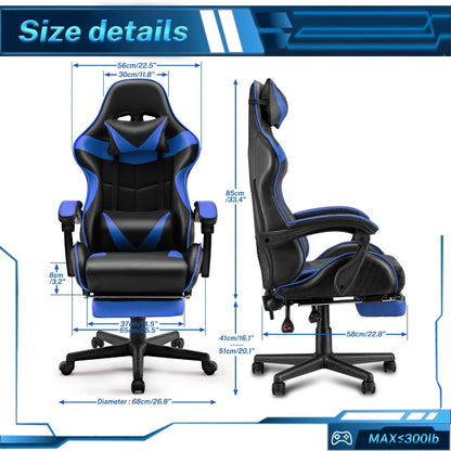 Gaming Chair with High Back for Comfortable Everyday Seating in Home Office detail image - detail view 4