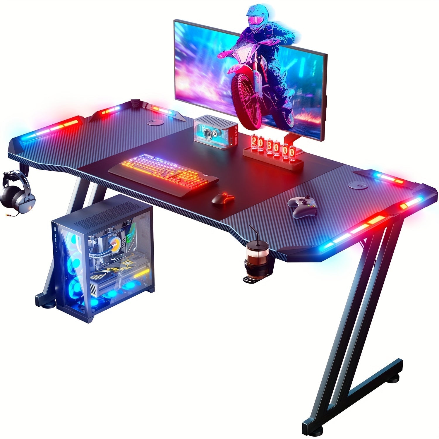 Gaming Desk shown in the 47 Inches option