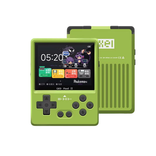 Handheld Game Console GKD Pixel 2 with 2.4-inch IPS Full-Lamination, 64GB Options, 1800mAh Battery