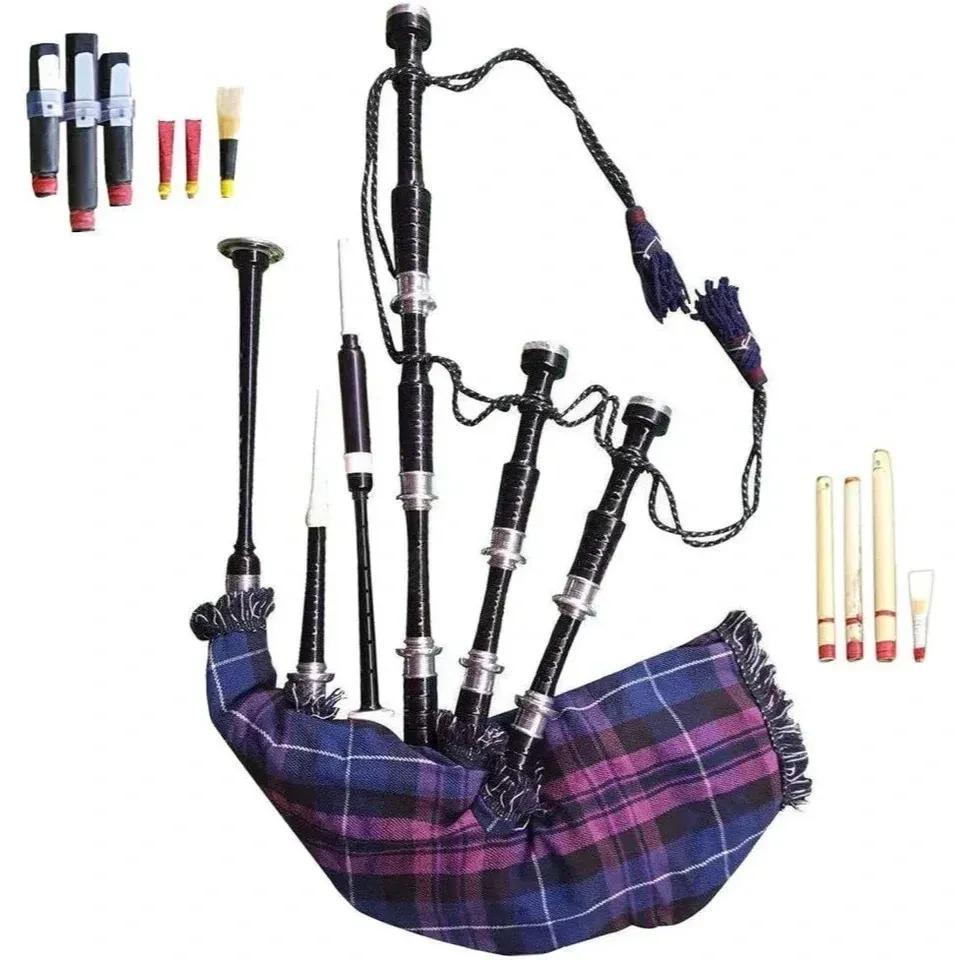 Great Highland Bagpipe shown in the Black Finish option