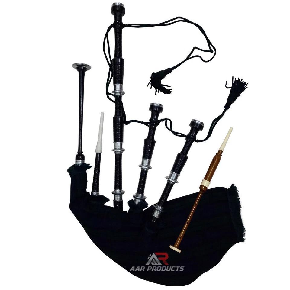 Great Highland Bagpipe shown in the Black option