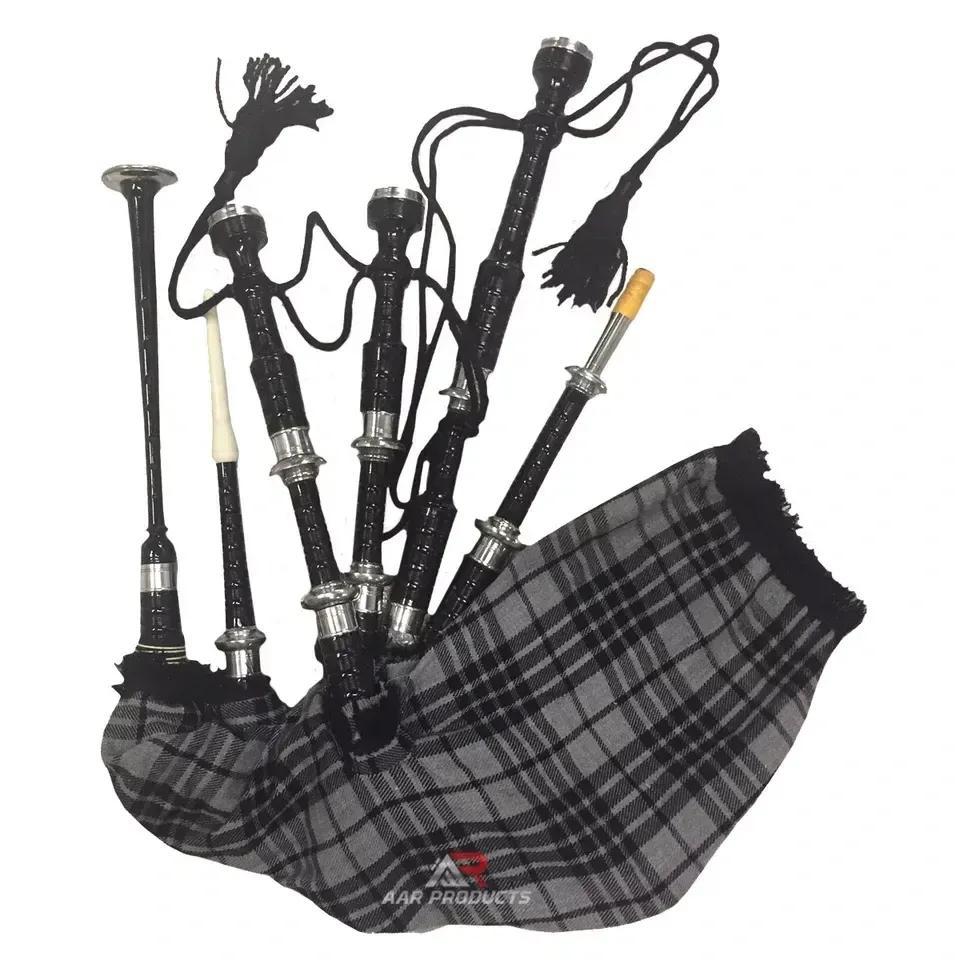 Great Highland Bagpipe shown in the Hamilton Grey option