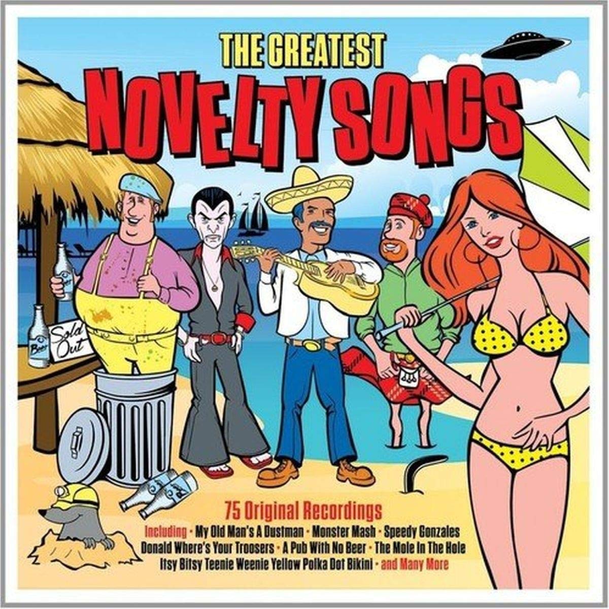 Greatest Novelty Songs 3-CD Set shown in the 1 option