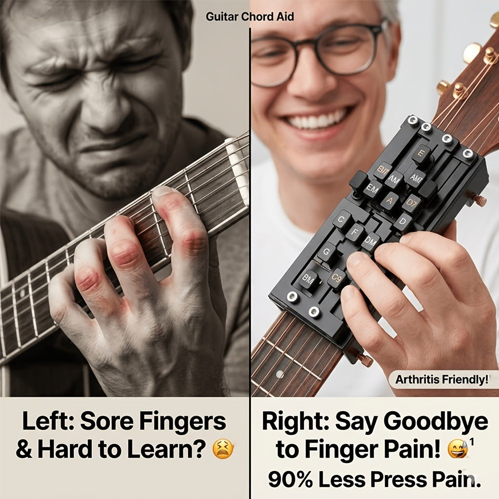 Guitar Chord Trainer, Guitar Chord Presser, Portable for Beginner Chord Fingering detail image - detail view 3