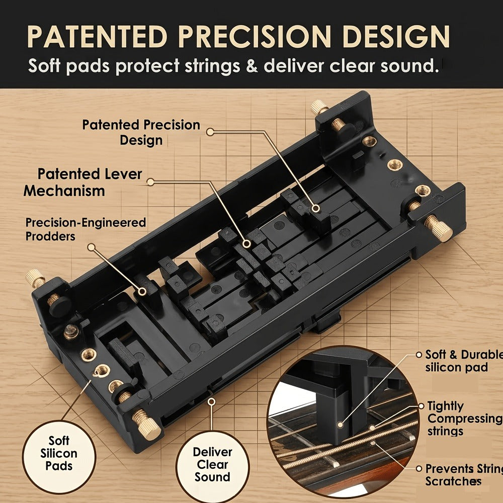 Guitar Chord Trainer, Guitar Chord Presser, Portable for Beginner Chord Fingering detail image - detail view 4