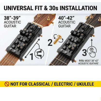 Guitar Chord Trainer, Guitar Chord Presser, Portable for Beginner Chord Fingering detail image - detail view 6