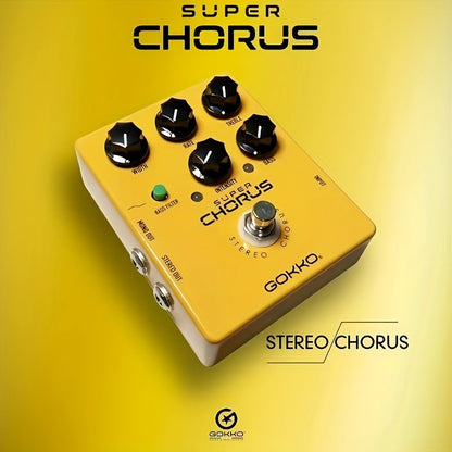 Guitar Effects Pedal shown in the Super Chorus option