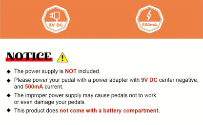 Guitar Effects Pedal, True Bypass, Heavy, Metal for Electric Guitar Or Bass Tone Shaping detail image - detail view 11