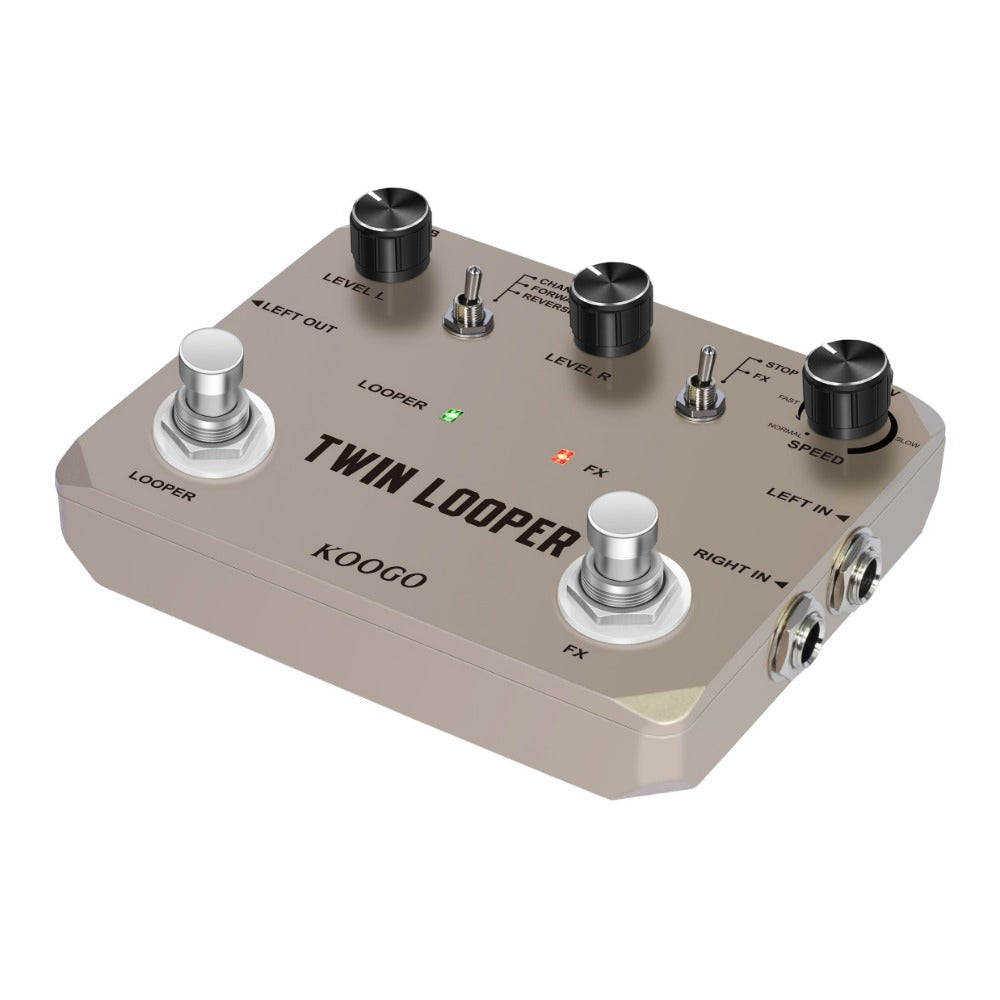 Guitar Effects Pedal, USB, Adjustable, Looper for Electric Guitar Or Bass Tone Shaping detail image - detail view 3