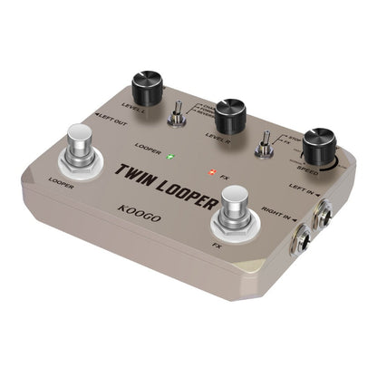 Guitar Effects Pedal, USB, Adjustable, Looper for Electric Guitar Or Bass Tone Shaping detail image - detail view 3