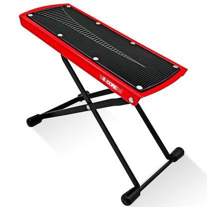 Guitar Footstool shown in the RED option