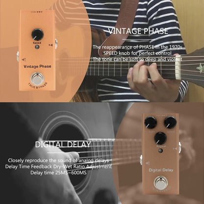 Guitar Multi-Effects Processor, Multiple, Easy, Adjust for Guitar Or Bass Tone Shaping detail image - detail view 12