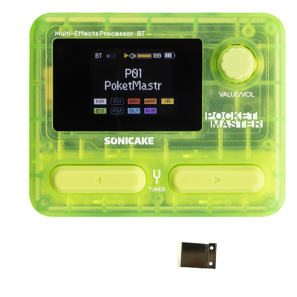 Guitar Multi-Effects Processor, USB-C, USB, SONICAKE for Guitar Or Bass Tone Shaping detail image - detail view 13