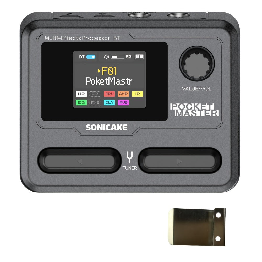 Guitar Multi-Effects Processor, USB-C, USB, SONICAKE for Guitar Or Bass Tone Shaping detail image - detail view 3