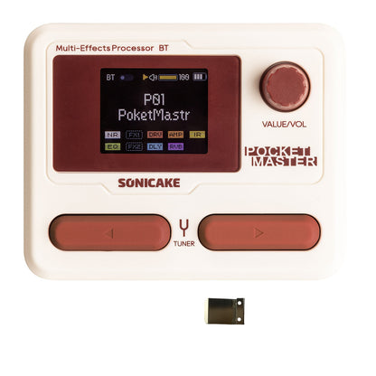 Guitar Multi-Effects Processor shown in the QME-10WH option