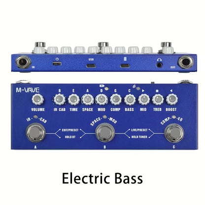 Guitar Multi-Effects Processor shown in the Suitable for bass option