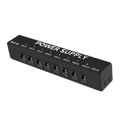 Guitar Pedal Power Supply, Portable, USB-C, USB, Effects for Powering Guitar Effects detail image - detail view 15