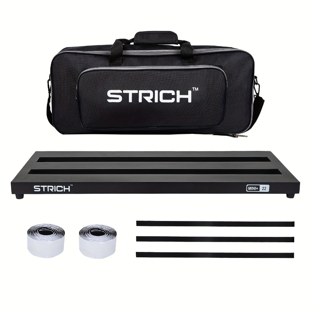 Guitar Pedalboard, 22 Inches for Organizing And Carrying Guitar Effects Pedals detail image - detail view 3