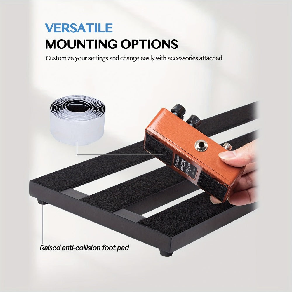 Guitar Pedalboard, 22 Inches for Organizing And Carrying Guitar Effects Pedals detail image - detail view 5