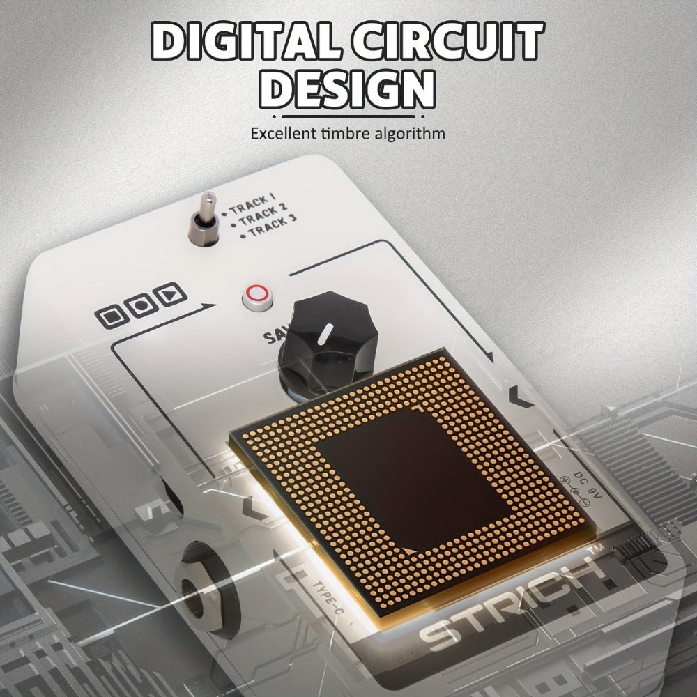 Guitar Pedalboard, USB-C, USB, STRICH for Organizing And Carrying Guitar Effects Pedals detail image - detail view 3