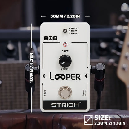 Guitar Pedalboard, USB-C, USB, STRICH for Organizing And Carrying Guitar Effects Pedals detail image - detail view 6