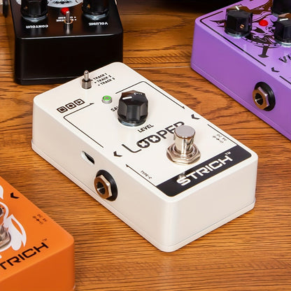 Guitar Pedalboard, USB-C, USB, STRICH for Organizing And Carrying Guitar Effects Pedals detail image - detail view 7