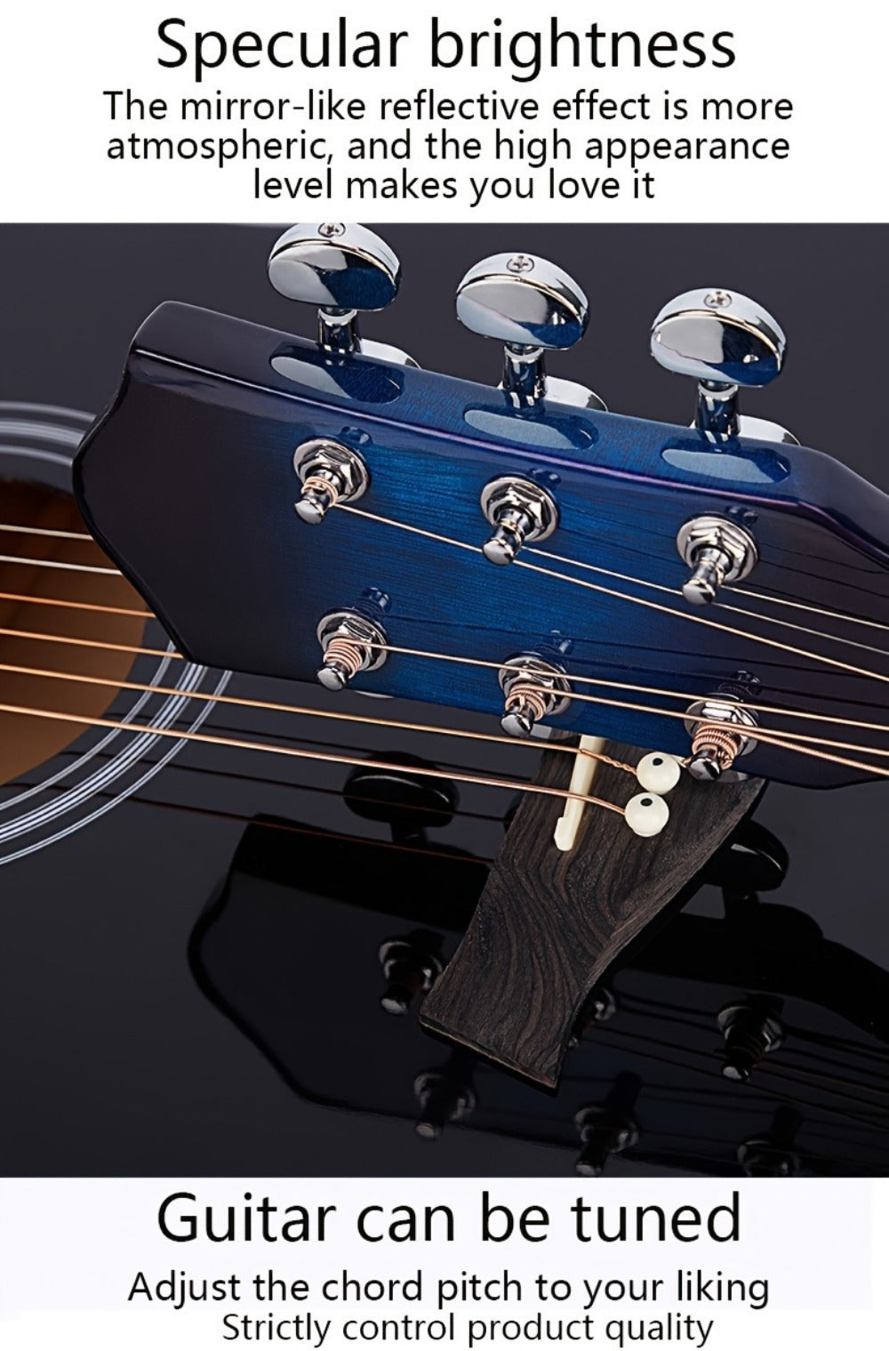 Guitar Pick Set, 38 Inches, 6 Pieces, Complete, Acoustic for Practice and Performance detail image - detail view 18