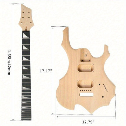 Guitar Replacement Part, DIY, Mahogany, Body for Guitar Repair detail image - detail view 5